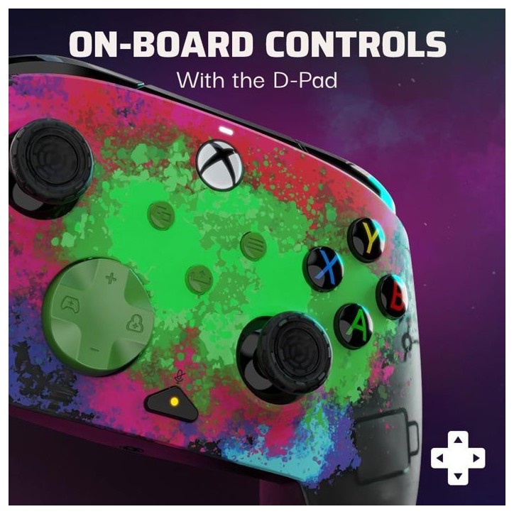 Manette de jeu - Xbox - Rematch Glow Advanced - Filiare - Space Dust - PDP Manette de jeu - Xbox - Rematch Glow Advanced - Filiare - Space Dust - PDP