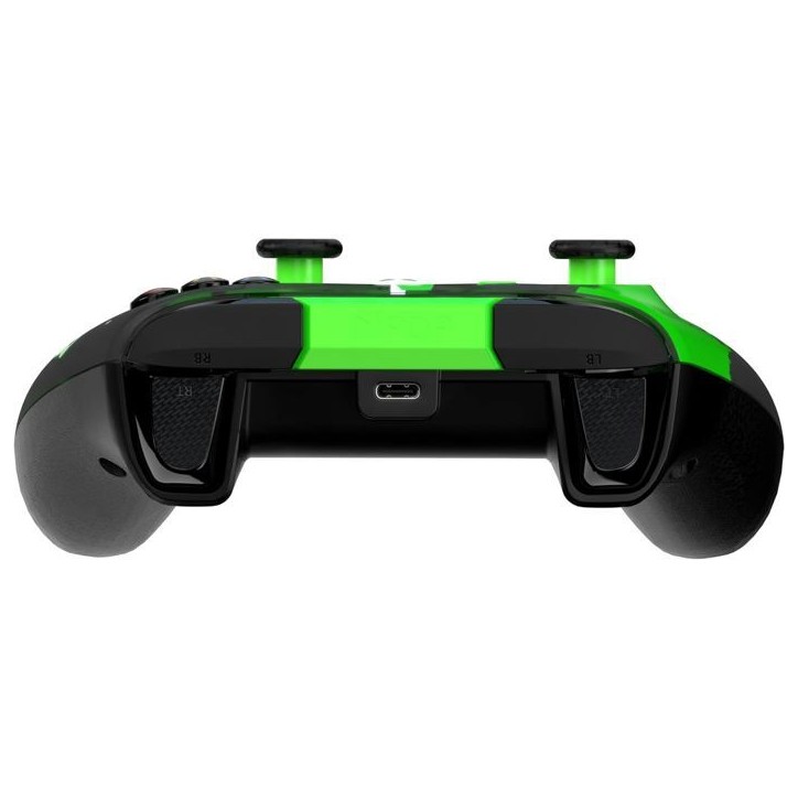 Manette de jeu - Xbox - Rematch Glow Advanced - Filaire - Jolt Green - PDP Manette de jeu - Xbox - Rematch Glow Advanced - Filaire - Jolt Green - PDP