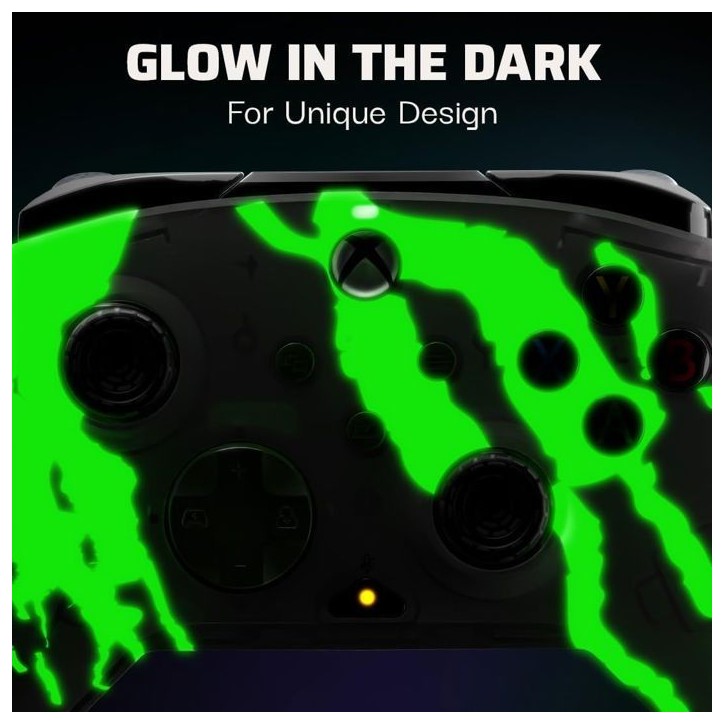 Manette de jeu - Xbox - Rematch Glow Advanced - Filaire - Jolt Green - PDP Manette de jeu - Xbox - Rematch Glow Advanced - Filaire - Jolt Green - PDP