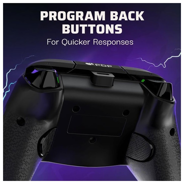 Manette de jeu - Xbox - Rematch Glow Advanced - Filaire - Jolt Green - PDP Manette de jeu - Xbox - Rematch Glow Advanced - Filaire - Jolt Green - PDP