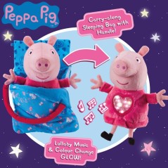 Peluche sleepover avec lumiere et berceuse - BANDAI - Peppa Pig - Joue