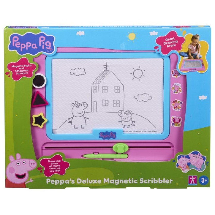 Ardoise magique magnétique - BANDAI - Peppa Pig - Tableau effaçable pour dessiner et recommencer a l'infini - Avec stylo Ardoise magique magnétique - BANDAI - Peppa Pig - Tableau effaçable pour dessiner et recommencer a l'infini - Avec stylo