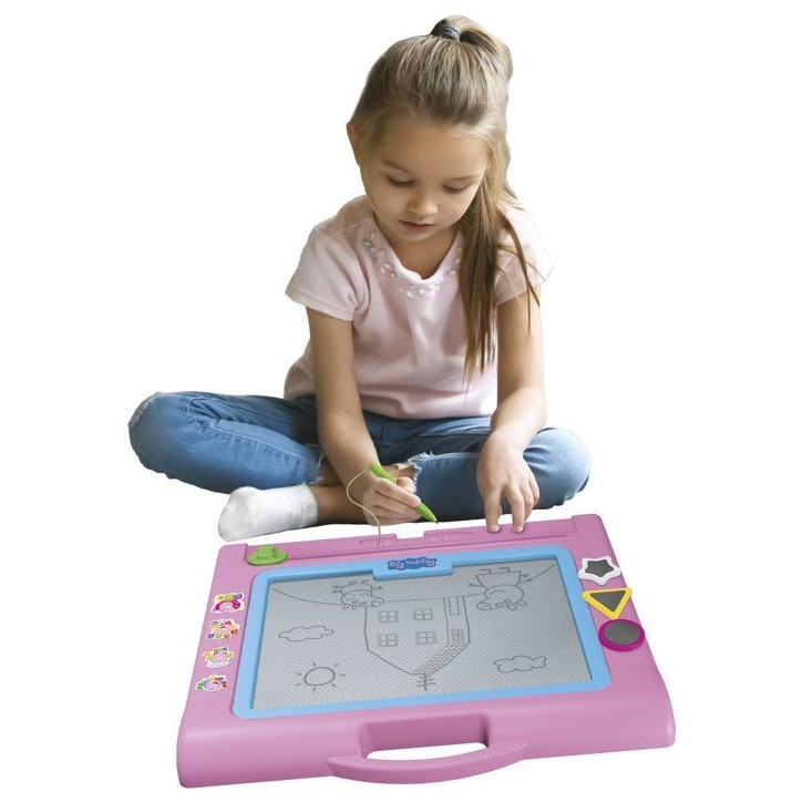 Ardoise magique magnétique - BANDAI - Peppa Pig - Tableau effaçable pour dessiner et recommencer a l'infini - Avec stylo Ardoise magique magnétique - BANDAI - Peppa Pig - Tableau effaçable pour dessiner et recommencer a l'infini - Avec stylo