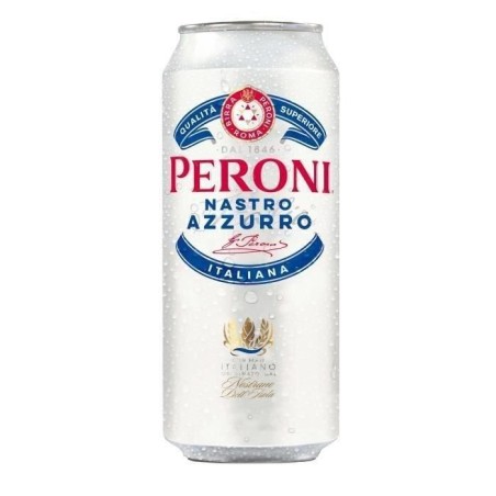 Biere Peroni Nastro Azzurro - Canettes 24 x 50 cl - 5°