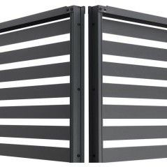Persienne aluminium pour pergola - GAYA - Compatible PERGOLAGAYA - Gri