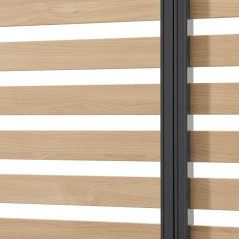 Persienne aluminium pour pergola - GAYA - Compatible PERGOLAGAYA - Gri