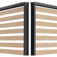 Persienne aluminium pour pergola - GAYA - Compatible PERGOLAGAYA - Gri