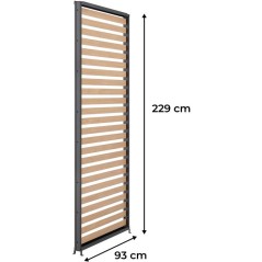 Persienne aluminium pour pergola - GAYA - Compatible PERGOLAGAYA - Gri