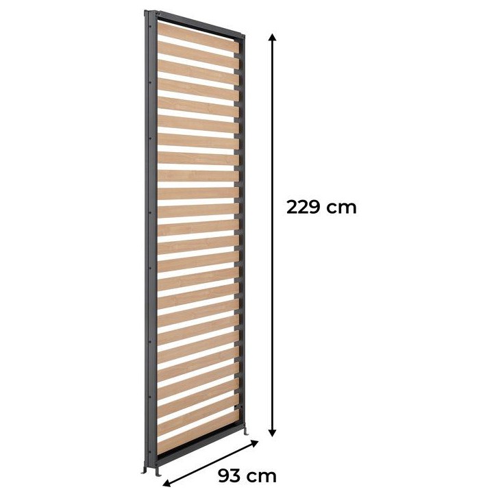 Persienne aluminium pour pergola - GAYA - Compatible PERGOLAGAYA - Gris et naturel - 229 x 93 cm Persienne aluminium pour pergola - GAYA - Compatible PERGOLAGAYA - Gris et naturel - 229 x 93 cm