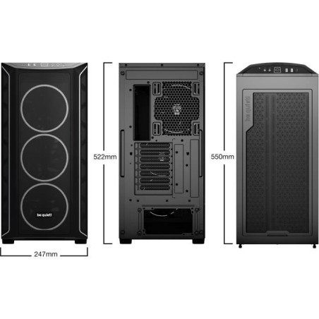 Boîtier PC - BE QUIET! - Shadow Base 800 FX - Noir - Moyen Tour - ATX/MicroATX