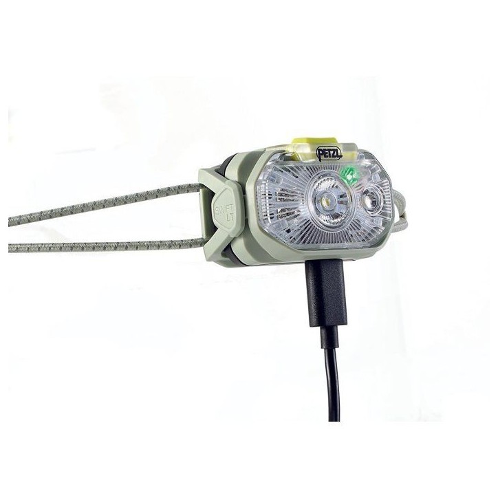 Lampe frontale - PETZL - SWIFT LT - 380 Lumens - Portée 70 m - Autonomie max 50 h - Batterie rechargeable Lampe frontale - PETZL - SWIFT LT - 380 Lumens - Portée 70 m - Autonomie max 50 h - Batterie rechargeable