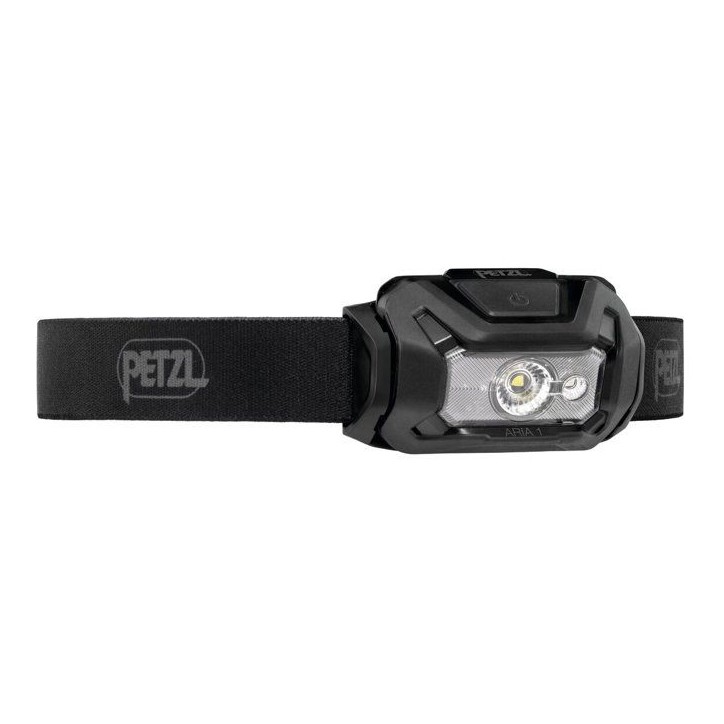 Lampe frontale - PETZL - ARIA 1 RGB - 375 Lumens - Portée 70 m - Autonomie max 110 h - Alimentation 3 piles AAA/LR03 Lampe frontale - PETZL - ARIA 1 RGB - 375 Lumens - Portée 70 m - Autonomie max 110 h - Alimentation 3 piles AAA/LR03
