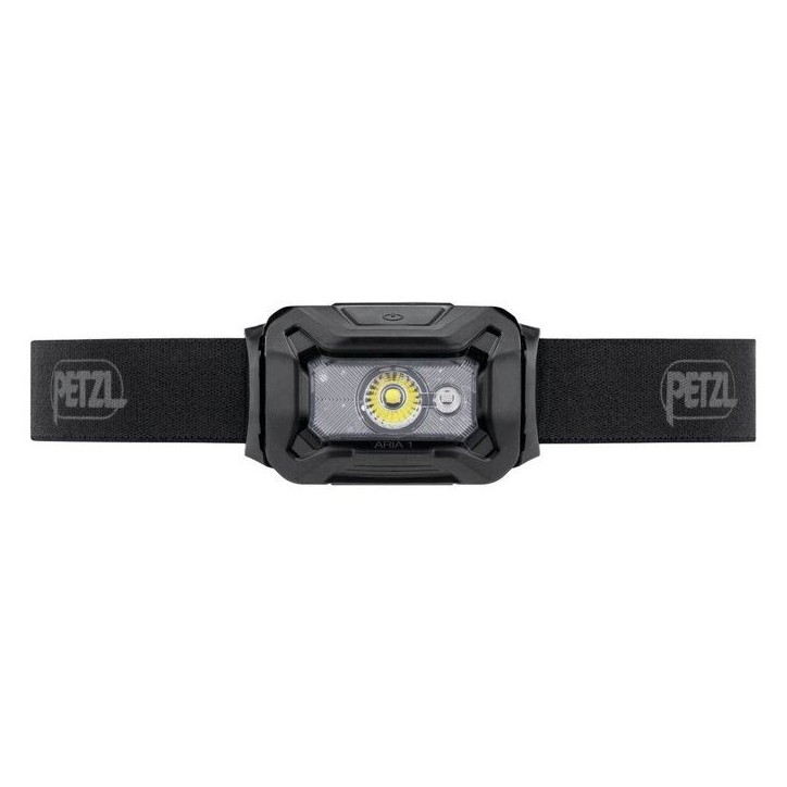 Lampe frontale - PETZL - ARIA 1 RGB - 375 Lumens - Portée 70 m - Autonomie max 110 h - Alimentation 3 piles AAA/LR03 Lampe frontale - PETZL - ARIA 1 RGB - 375 Lumens - Portée 70 m - Autonomie max 110 h - Alimentation 3 piles AAA/LR03
