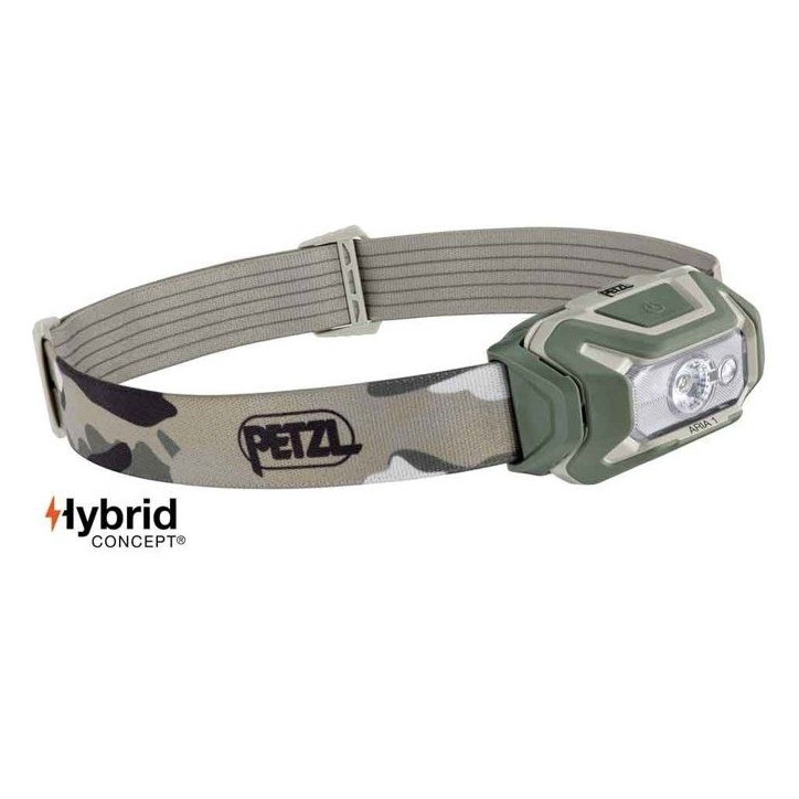 Lampe frontale - PETZL - ARIA 1 RGB - 375 Lumens - Portée 70 m - Autonomie max 110 h - Alimentation 3 piles AAA/LR03 Lampe frontale - PETZL - ARIA 1 RGB - 375 Lumens - Portée 70 m - Autonomie max 110 h - Alimentation 3 piles AAA/LR03