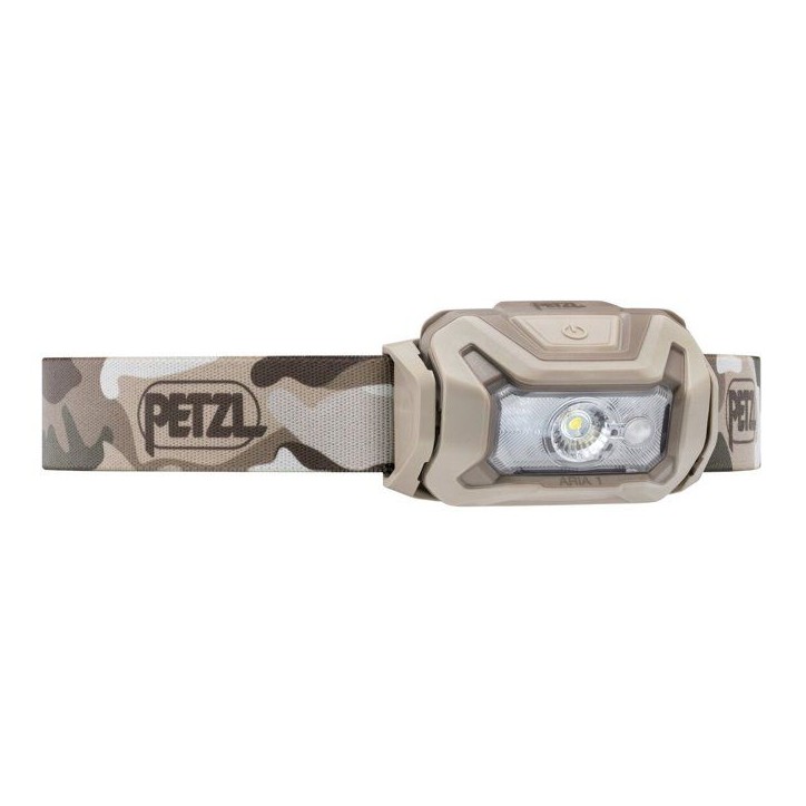 Lampe frontale - PETZL - ARIA 1 RGB - 375 Lumens - Portée 70 m - Autonomie max 110 h - Alimentation 3 piles AAA/LR03 Lampe frontale - PETZL - ARIA 1 RGB - 375 Lumens - Portée 70 m - Autonomie max 110 h - Alimentation 3 piles AAA/LR03
