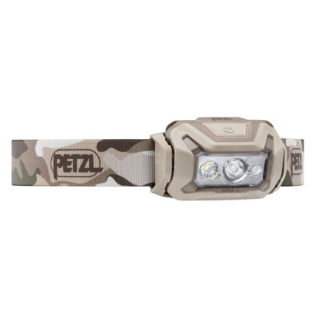 Lampe frontale - PETZL - ARIA 2 RGB - 475 Lumens - Portée 100 m - Autonomie max 100 h - Alimentation 3 piles AAA/LR03