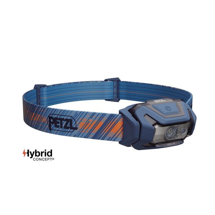 Lampe frontale - PETZL - ARIA 1R RGB - 475 Lumens - Portée 100 m - Autonomie max 110 h - Batterie ACCU CORE incluse Lampe frontale - PETZL - ARIA 1R RGB - 475 Lumens - Portée 100 m - Autonomie max 110 h - Batterie ACCU CORE incluse