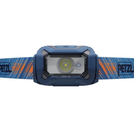 Lampe frontale - PETZL - ARIA 1R RGB - 475 Lumens - Portée 100 m - Autonomie max 110 h - Batterie ACCU CORE incluse