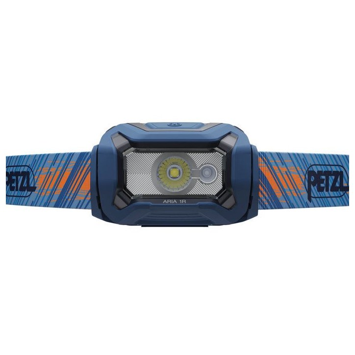 Lampe frontale - PETZL - ARIA 1R RGB - 475 Lumens - Portée 100 m - Autonomie max 110 h - Batterie ACCU CORE incluse Lampe frontale - PETZL - ARIA 1R RGB - 475 Lumens - Portée 100 m - Autonomie max 110 h - Batterie ACCU CORE incluse