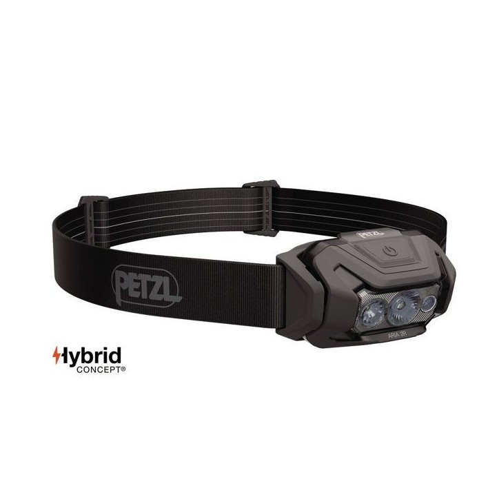 Lampe frontale - PETZL - ARIA 2R RGB - 625 Lumens - Portée 115 m - Autonomie max 100 h - Batterie ACCU CORE incluse Lampe frontale - PETZL - ARIA 2R RGB - 625 Lumens - Portée 115 m - Autonomie max 100 h - Batterie ACCU CORE incluse