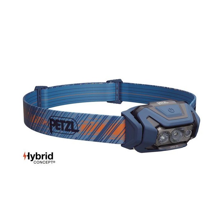 Lampe frontale - PETZL - ARIA 2R RGB - 625 Lumens - Portée 115 m - Autonomie max 100 h - Batterie ACCU CORE incluse