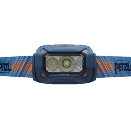 Lampe frontale - PETZL - ARIA 2R RGB - 625 Lumens - Portée 115 m - Autonomie max 100 h - Batterie ACCU CORE incluse