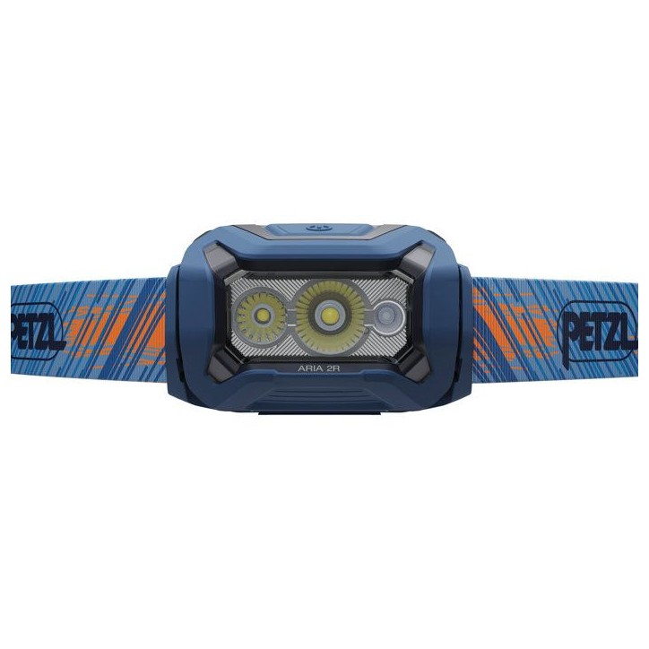 Lampe frontale - PETZL - ARIA 2R RGB - 625 Lumens - Portée 115 m - Autonomie max 100 h - Batterie ACCU CORE incluse