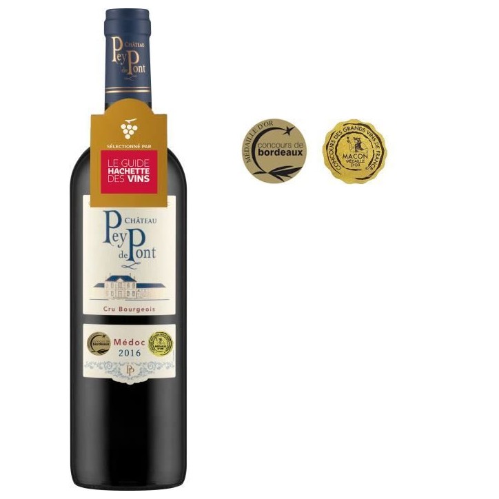 Château Pey de Pont 2016 Médoc Cru Bourgeois - Vin rouge de Bordeaux