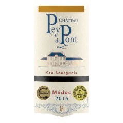 Château Pey de Pont 2016 Médoc Cru Bourgeois - Vin rouge de Bordeaux