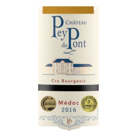 Château Pey de Pont 2016 Médoc Cru Bourgeois - Vin rouge de Bordeaux