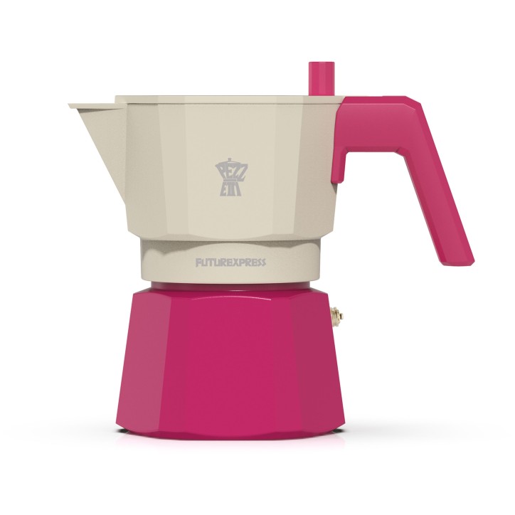 Cafetiere italienne - PEZZETTI - FUTUREXPRESS - Aluminium - 3 tasses - Fuschia Cafetiere italienne - PEZZETTI - FUTUREXPRESS - Aluminium - 3 tasses - Fuschia