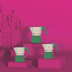 Cafetiere italienne - PEZZETTI - FUTUREXPRESS - Aluminium - 6 tasses -