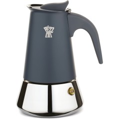 Cafetiere italienne - PEZZETTI - STEELEXPRESS - Acier inoxydable - 6 t