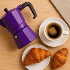 Cafetiere italienne - PEZZETTI - ITALEXPRESS - Aluminium - 6 tasses -