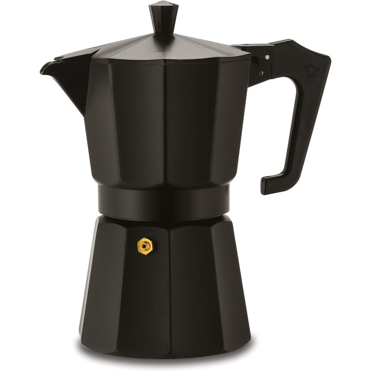 Cafetiere italienne - PEZZETTI - ITALEXPRESS - Aluminium - 6 tasses - Noir Cafetiere italienne - PEZZETTI - ITALEXPRESS - Aluminium - 6 tasses - Noir
