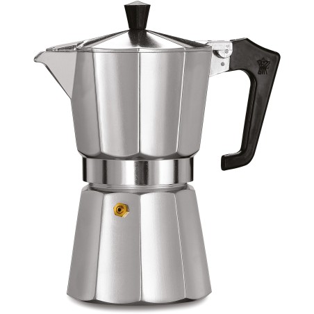Cafetiere italienne - PEZZETTI - ITALEXPRESS - Aluminium - 6 tasses - Inox