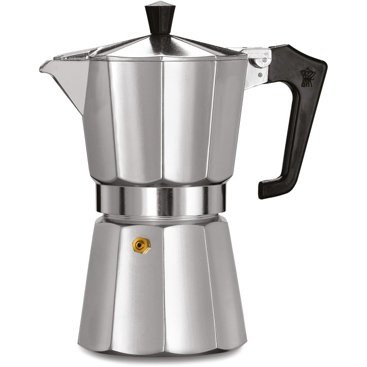 Cafetiere italienne - PEZZETTI - ITALEXPRESS - Aluminium - 6 tasses - Inox