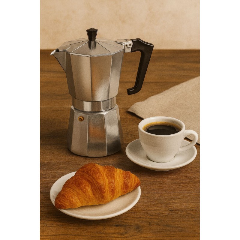 Cafetiere italienne - PEZZETTI - ITALEXPRESS - Aluminium - 9 tasses -