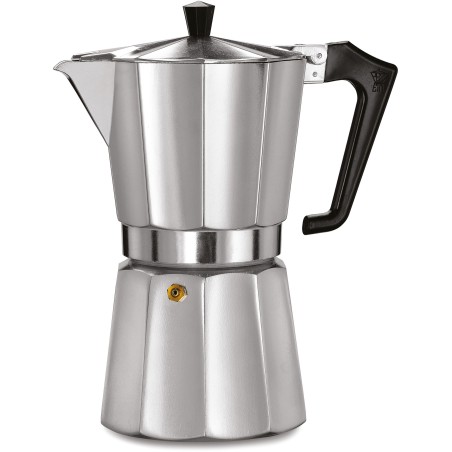 Cafetiere italienne - PEZZETTI - ITALEXPRESS - Aluminium - 9 tasses - Inox