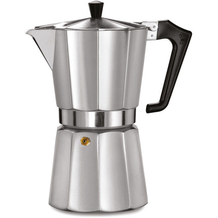 Cafetiere italienne - PEZZETTI - ITALEXPRESS - Aluminium - 9 tasses - Inox Cafetiere italienne - PEZZETTI - ITALEXPRESS - Aluminium - 9 tasses - Inox