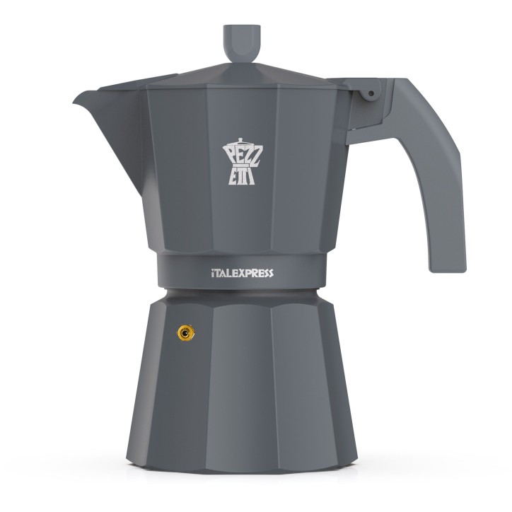 Cafetiere italienne - PEZZETTI - ITALEXPRESS - Aluminium - 3 tasses - Bleu Cafetiere italienne - PEZZETTI - ITALEXPRESS - Aluminium - 3 tasses - Bleu