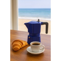 Cafetiere italienne - PEZZETTI - PENTAEXPRESS - Aluminium - 6 tasses -