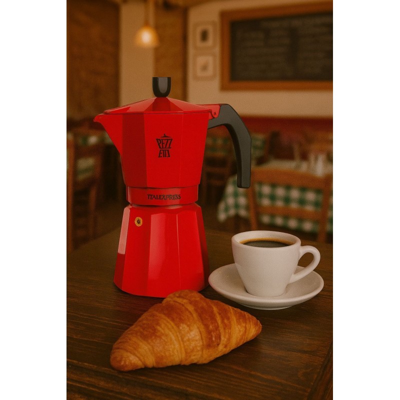 Cafetiere italienne - PEZZETTI - ITALEXPRESS - Aluminium - 6 tasses -