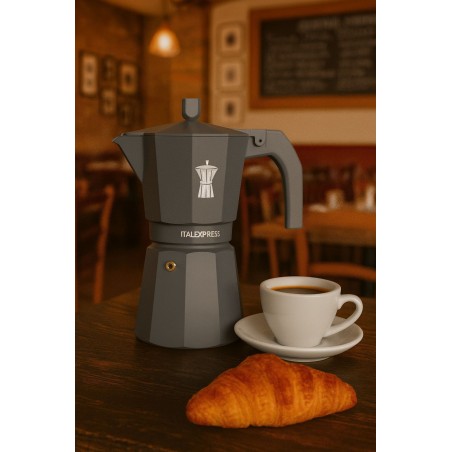Cafetiere italienne - PEZZETTI - ITALEXPRESS - Aluminium - 6 tasses -