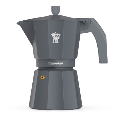 Cafetiere italienne - PEZZETTI - ITALEXPRESS - Aluminium - 6 tasses - Bleu
