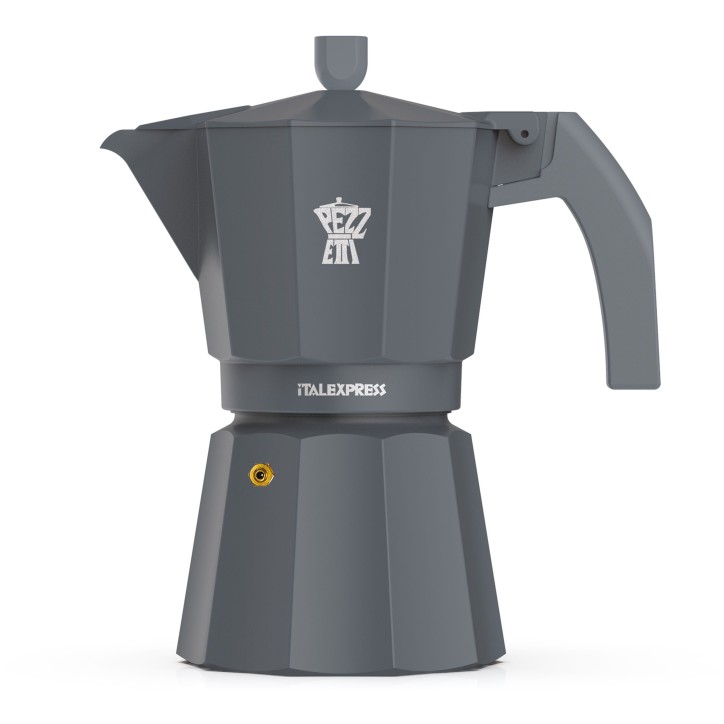 Cafetiere italienne - PEZZETTI - ITALEXPRESS - Aluminium - 6 tasses - Bleu Cafetiere italienne - PEZZETTI - ITALEXPRESS - Aluminium - 6 tasses - Bleu
