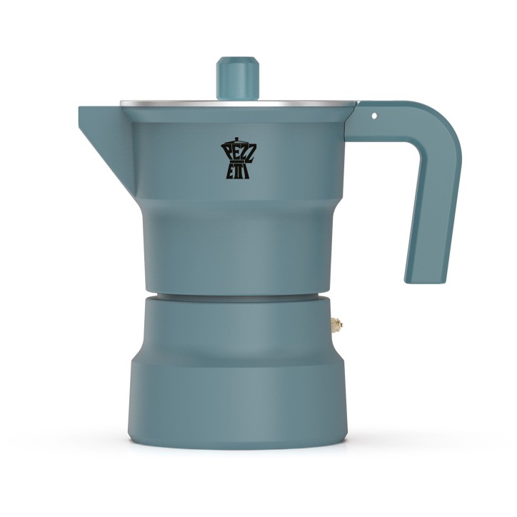 Cafetiere italienne - PEZZETTI - SOLIDEXPRESS - Aluminium - 3 tasses - Vert Cafetiere italienne - PEZZETTI - SOLIDEXPRESS - Aluminium - 3 tasses - Vert