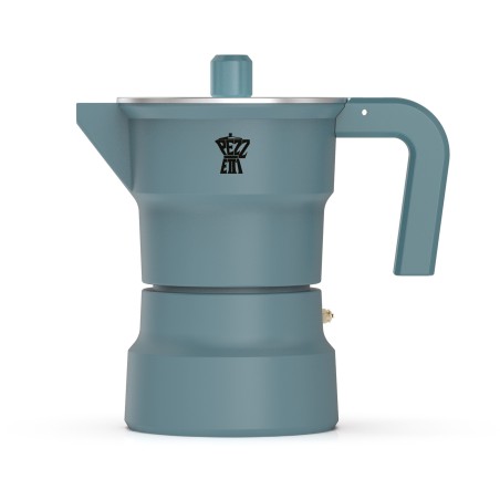 Cafetiere italienne - PEZZETTI - SOLIDEXPRESS - Aluminium - 6 tasses - Vert