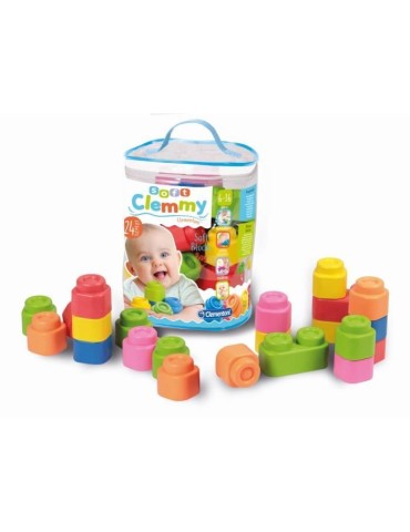 Clementoni - Clemmy Baby - Sac souple 24 pieces - Mixte - A partir de 9 mois