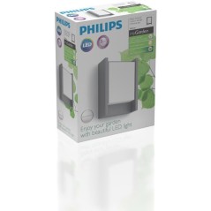 Applique murale - PHILIPS - Arbour - Éclairage extérieur - Lumiere blanche chaude - Large - IP44
